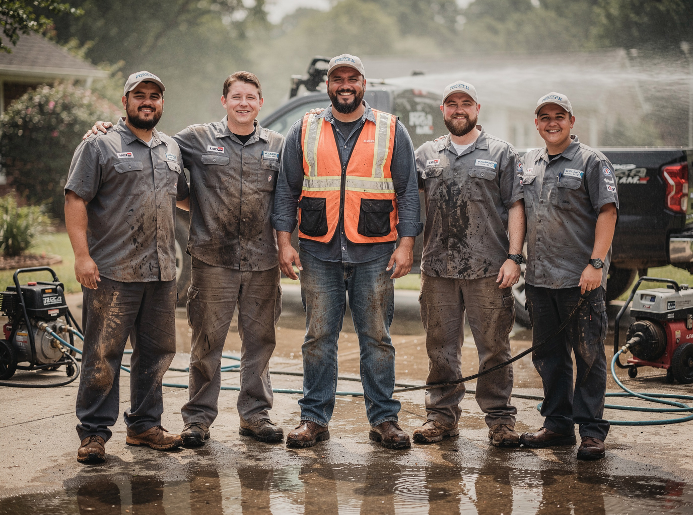 Commercial Pressure Washing team