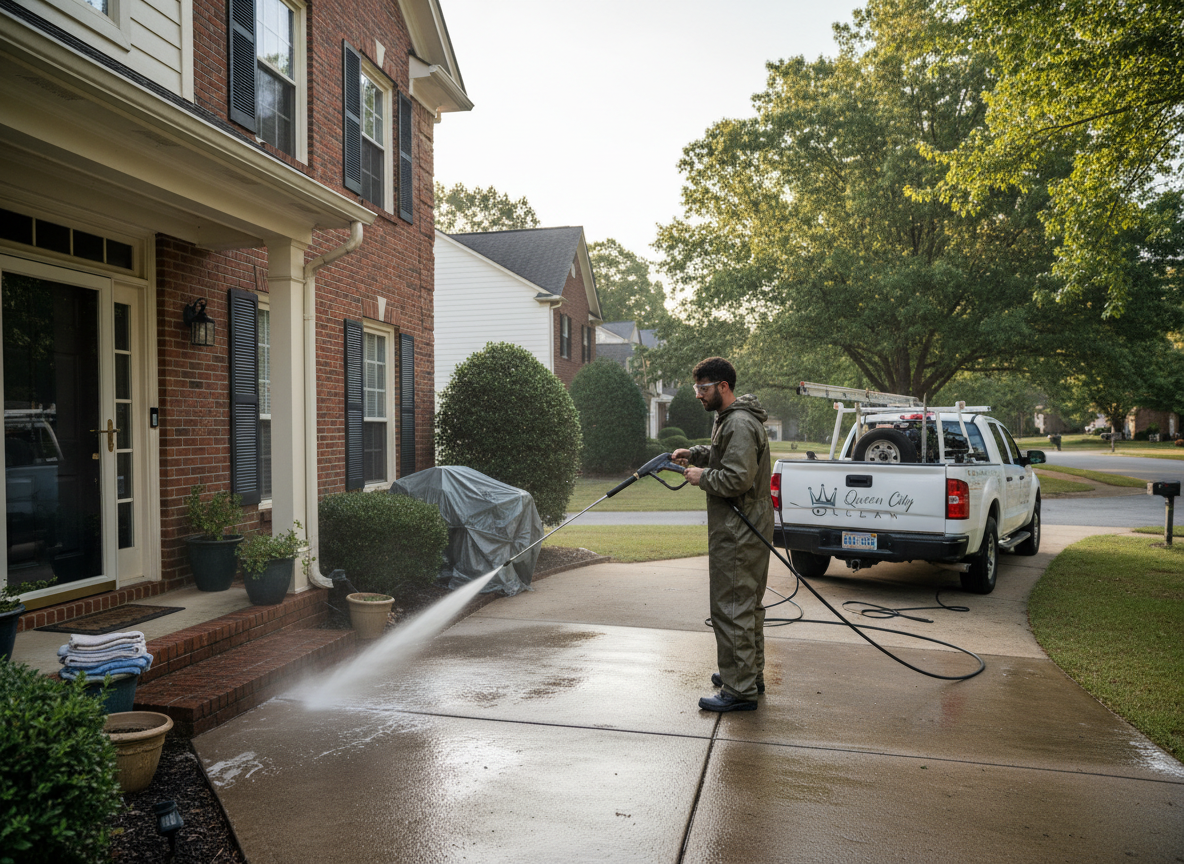 Pressure Washing work by Commercial Pressure Washing in Charlotte, NC